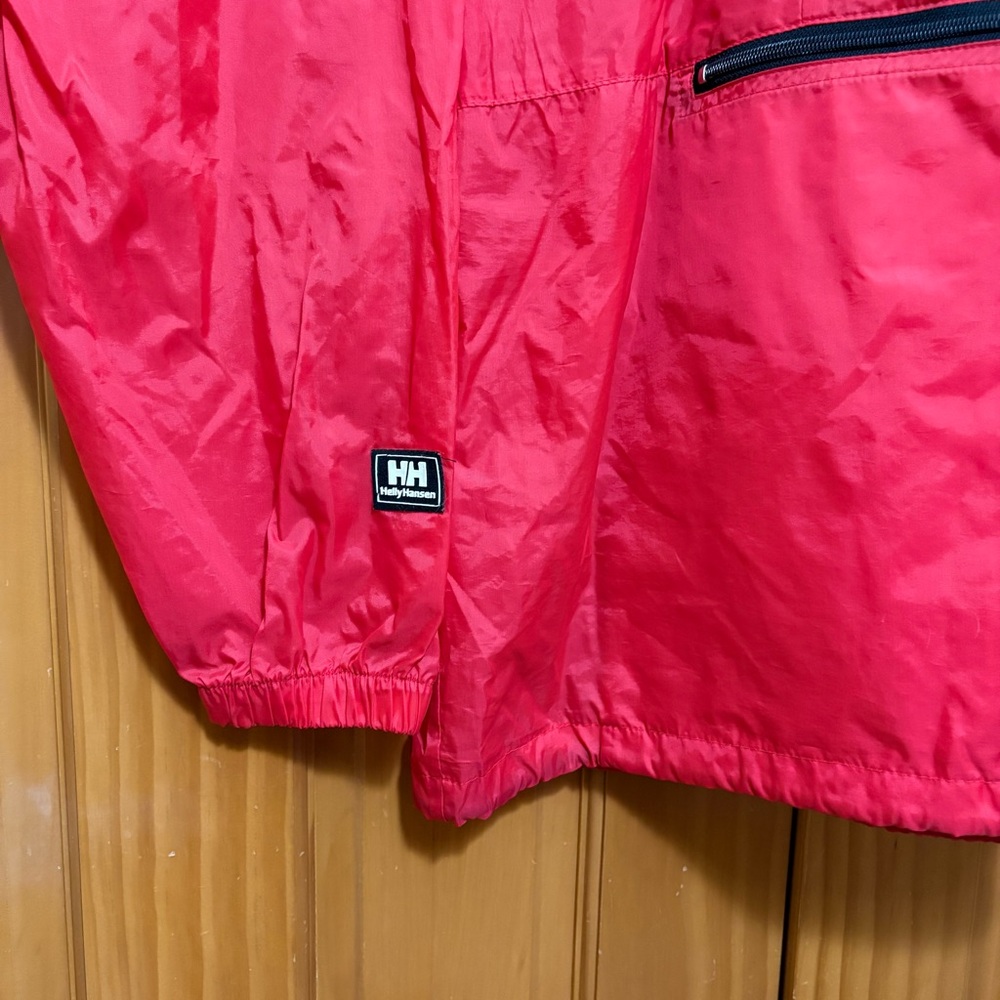 Helly Hansen Vibrant Red Nylon Packable Jacket Si… - image 4